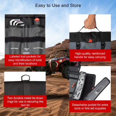 Tusk UTV Tool Roll Kit